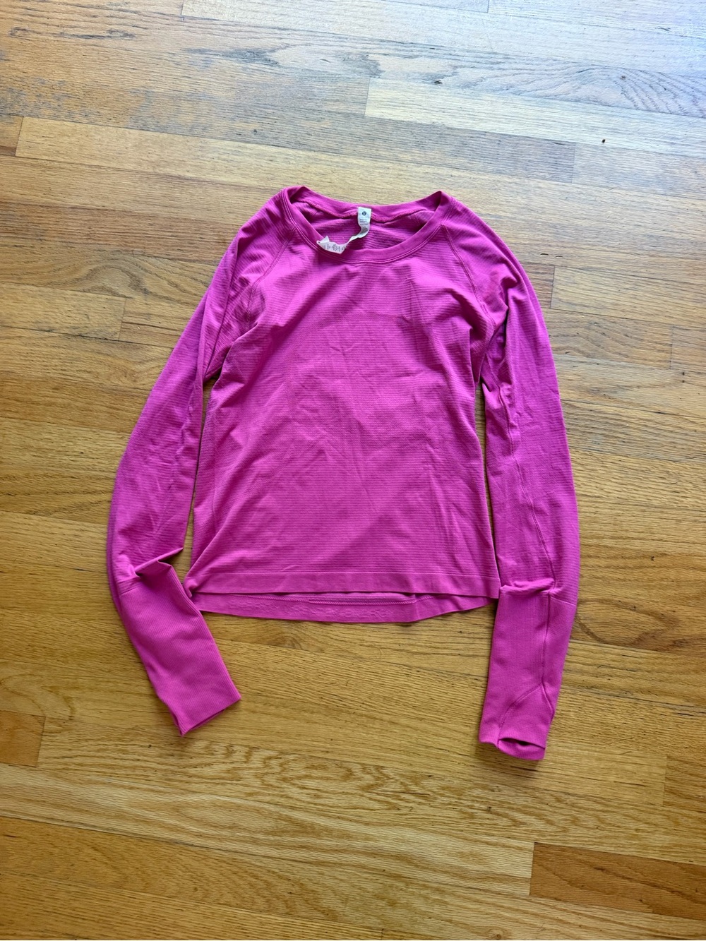 lululemon athletica swiftly tech pink top